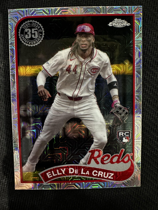 #T89CU-40 Elly De La Cruz 2024 Topps Update /99 Reds 1989 35th Anniversary