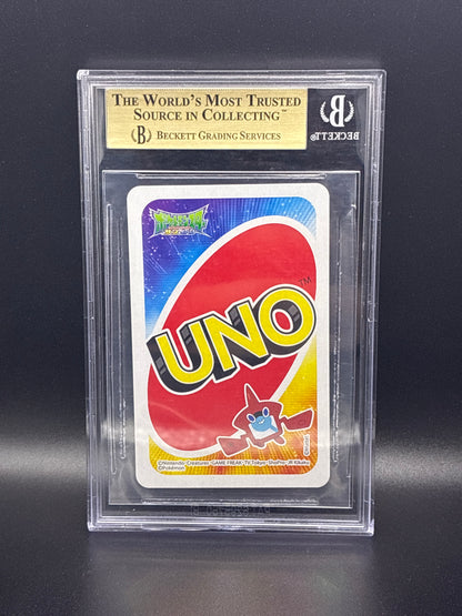 2017 Sun & Moon Alolan Vulpix (Green 5) UNO Card BGS 9.5