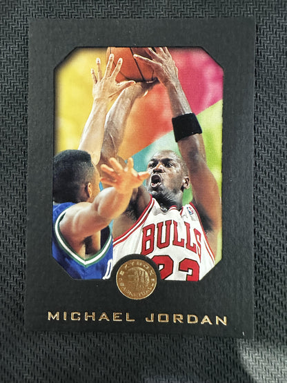 #10 Michael Jordan 1995-96 SkyBox E-XL Chicago Bulls sports