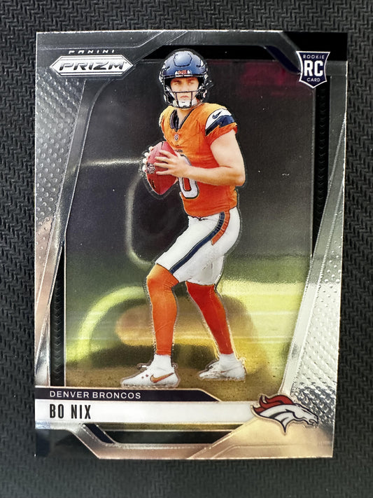 #309 Bo Nix 2024 Panini Prizm RC Rookie Denver Broncos sports