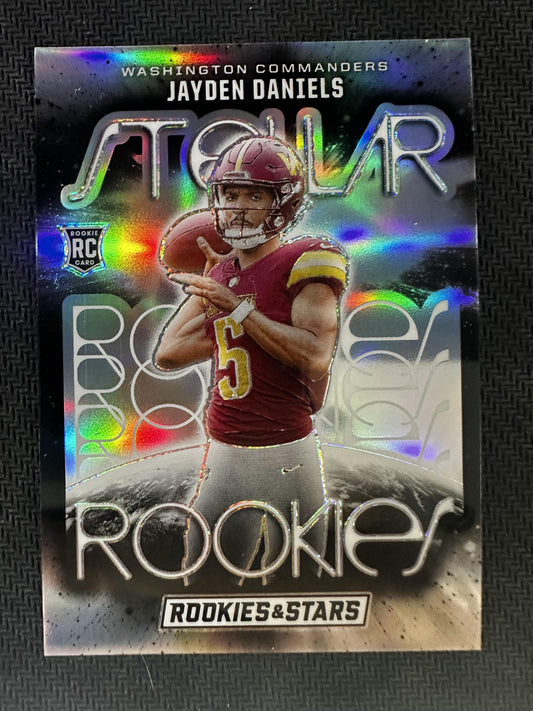 #SR-JDS Jayden Daniels 2024 Panini Rookies & Stars Stellar Rookies Silver