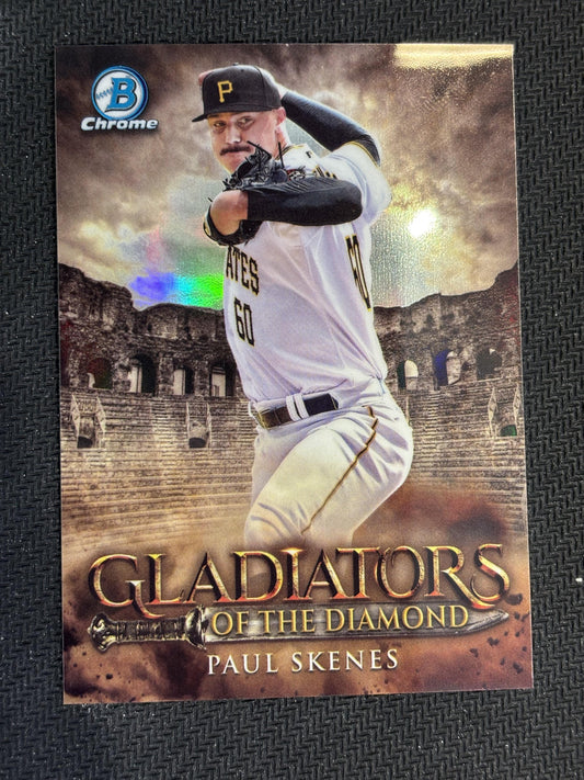 #GOTD-10 Paul Skenes 2024 Bowman Pittsburgh Pirates Gladiators of the Diamond