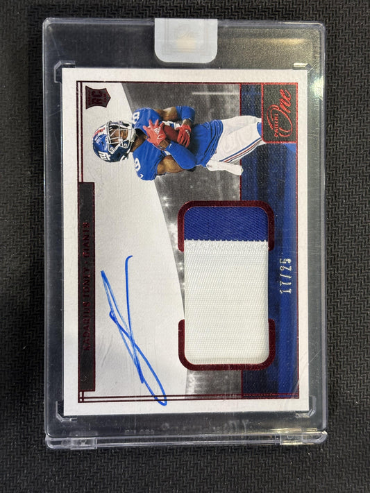 2021 Panini One #12 Kadarius Toney Red #/25