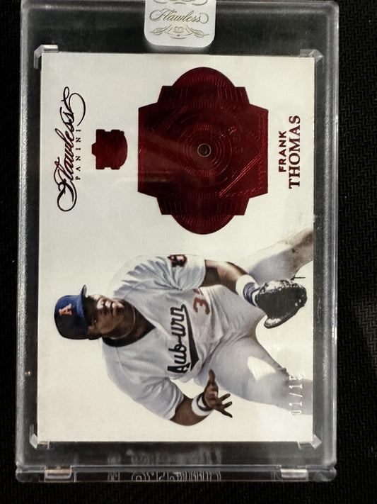 #23 Frank Thomas 2017 Panini Flawless SN #/15 Chicago White Sox sports Ruby
