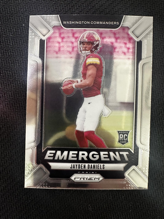#2 Jayden Daniels 2024 Panini Prizm Washington Commanders sports Emergent