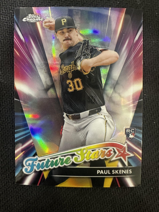 #FSU-17 Paul Skenes 2024 Topps Chrome Update Pittsburgh Pirates Future Stars