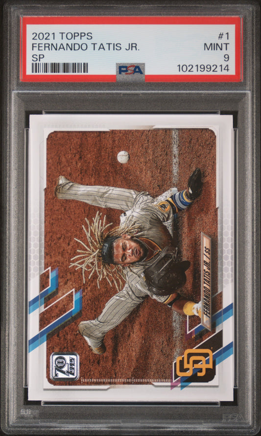 #1 Fernando Tatis Jr. 2021 Topps 9 MT sports Sp