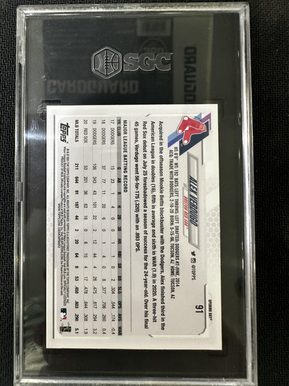 #91 Alex Verdugo 2021 Topps /1 10 Opening Day 1 of 1