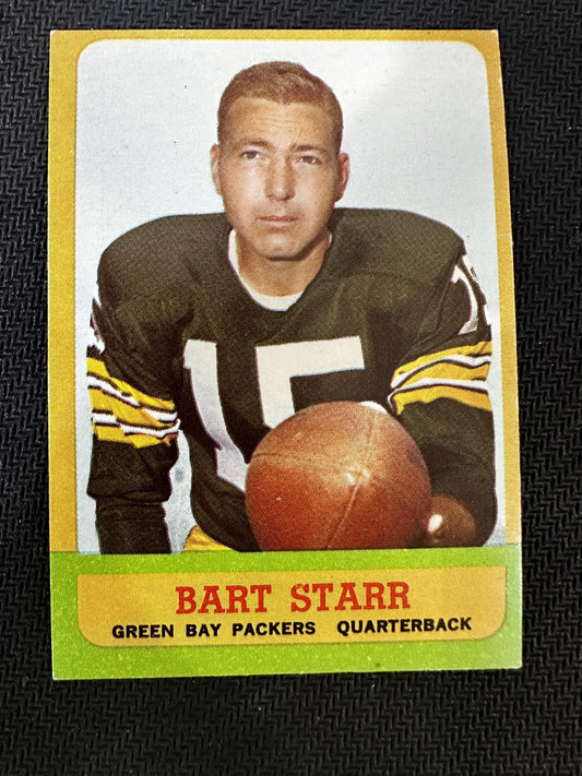 #86 Bart Starr 1963 Topps Green Bay Packers sports