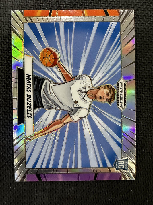 #10 Matas Buzelis 2024 Panini Prizm Draft Picks NBA G League Ignite sports Manga