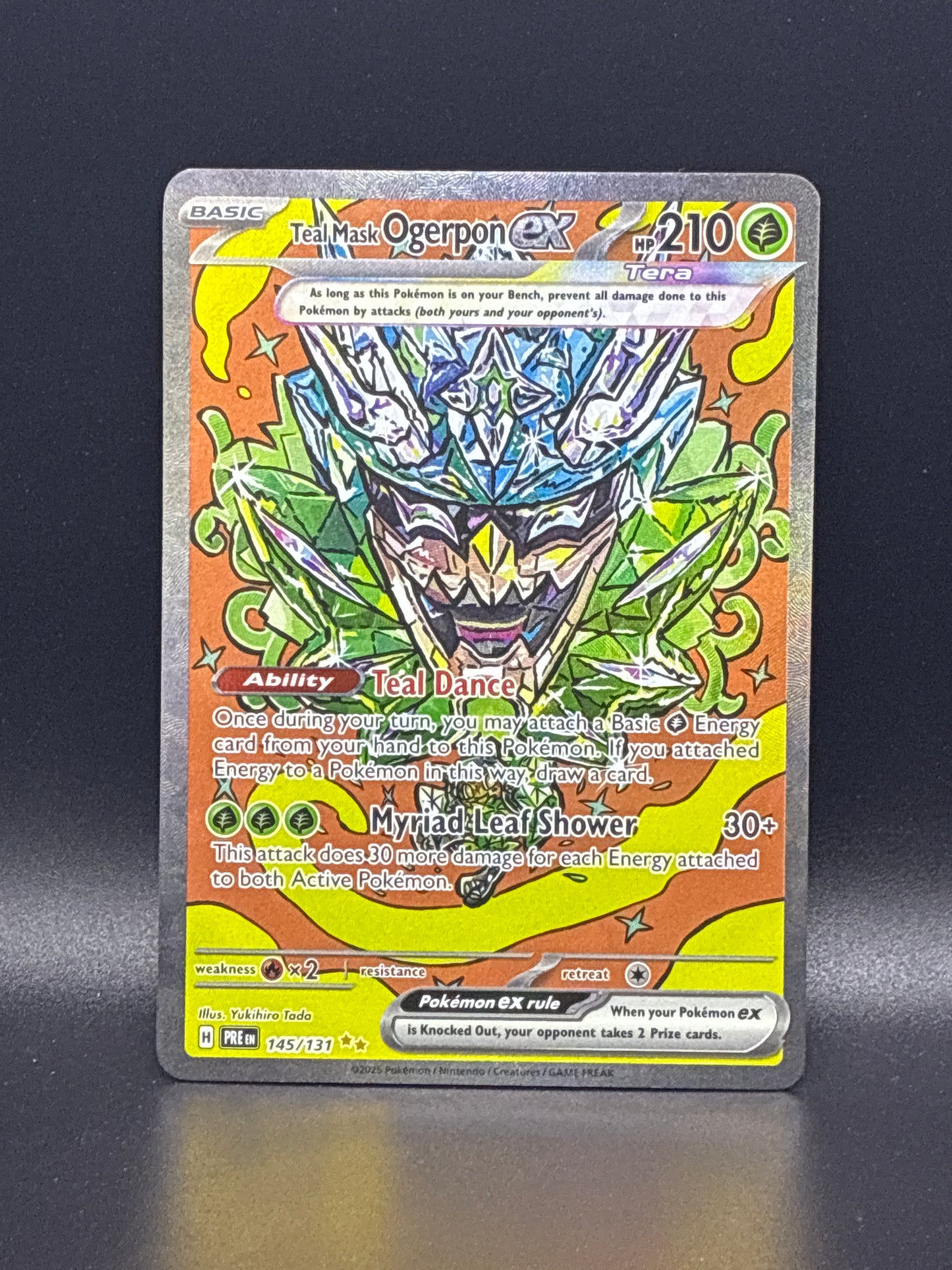 Teal Mask Ogerpon ex #145/131 Prismatic Evolutions