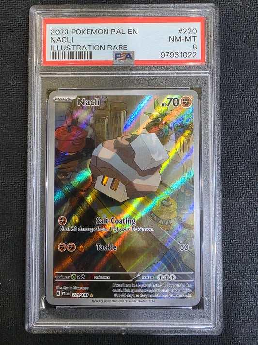 #220/193 Nacli Paldea Evolved PSA 8