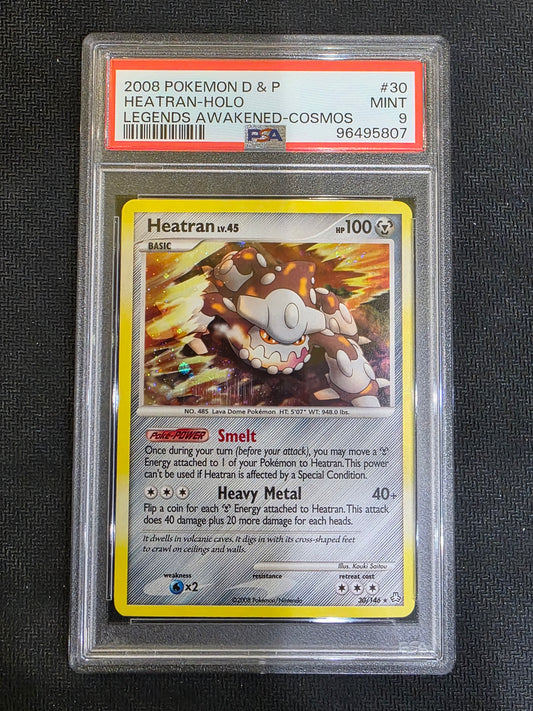 #30/146 Heatran Legends Awakened PSA 9