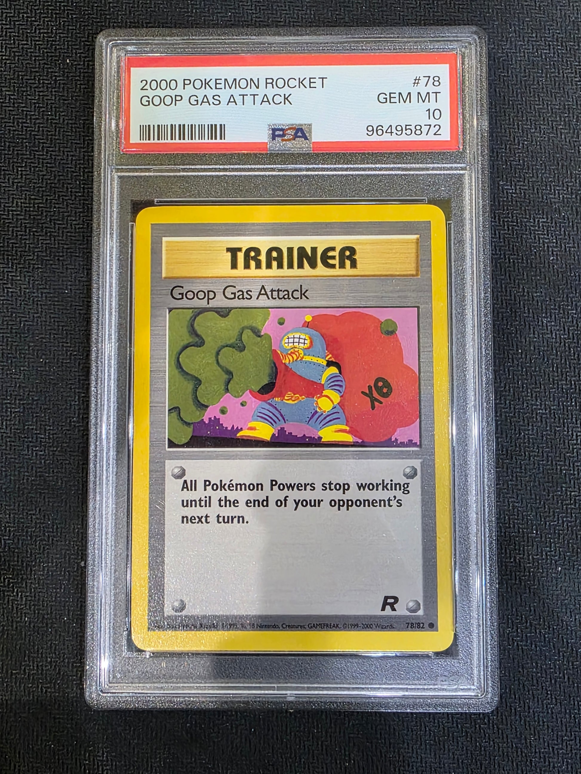#78/82 Goop Gas Attack Team Rocket PSA 10