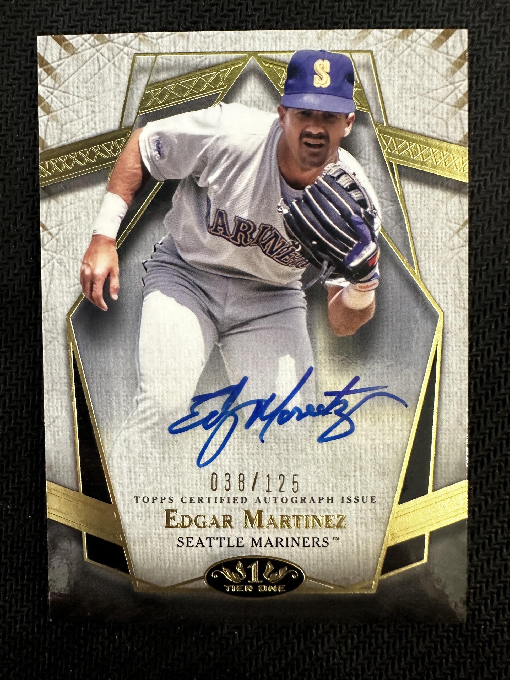 #PPA-EM Edgar Martinez 2022 Topps Tier One - Prime Performers Auto /125 Mariners