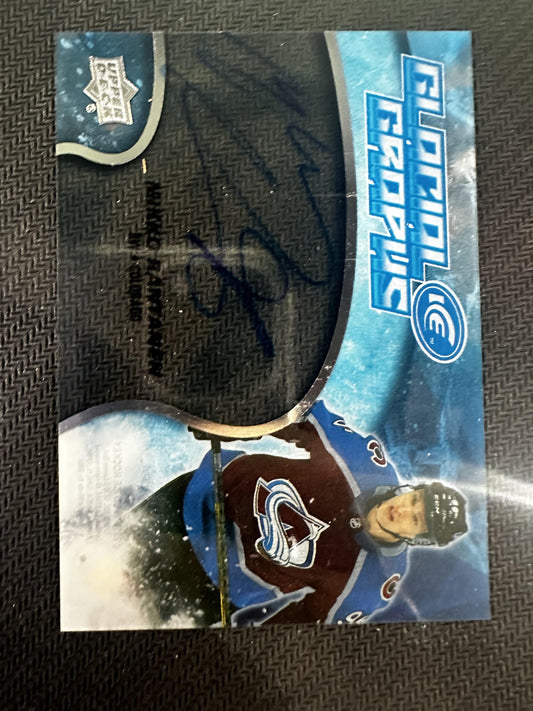 #GG-JT Joe Thornton 2019-20 Upper Deck Ice AU Auto Sharks Glacial Graphs