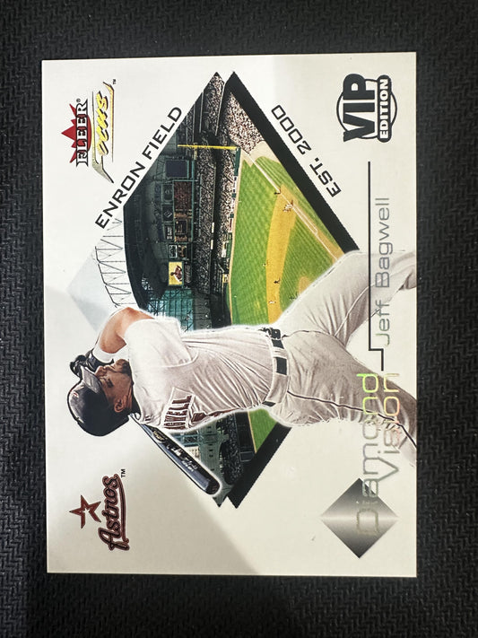 #4DV Jeff Bagwell 2001 Fleer Focus SN #/50 Houston Astros Diamond Vision VIP