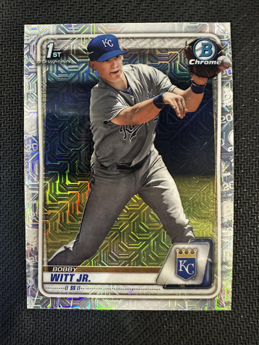 #BCP-25a Bobby Witt Jr. 2020 Bowman Kansas City Royals Chrome Prospects Mojo