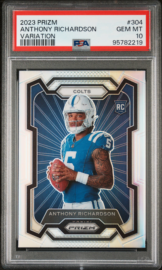 #304 Anthony Richardson 2023 Panini Prizm 10 GEM-MT sports Variation