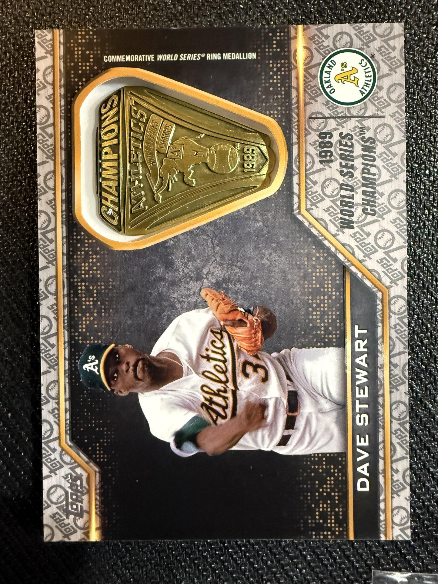 #WSR-DS Dave Stewart 2021 Topps /70 World Series Rings