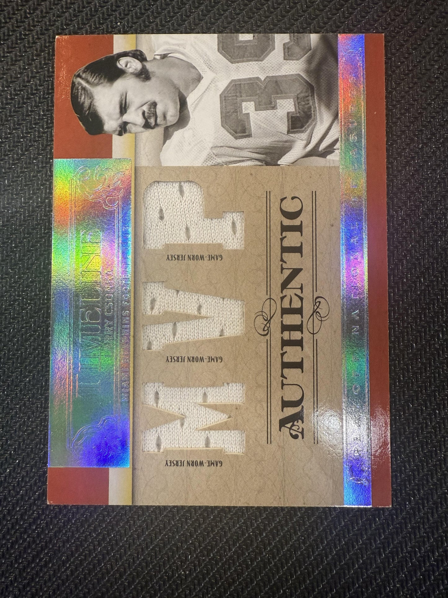 #T-LC Larry Csonka 2007 Playoff National Treasures /25 Dolphins Timeline MVP
