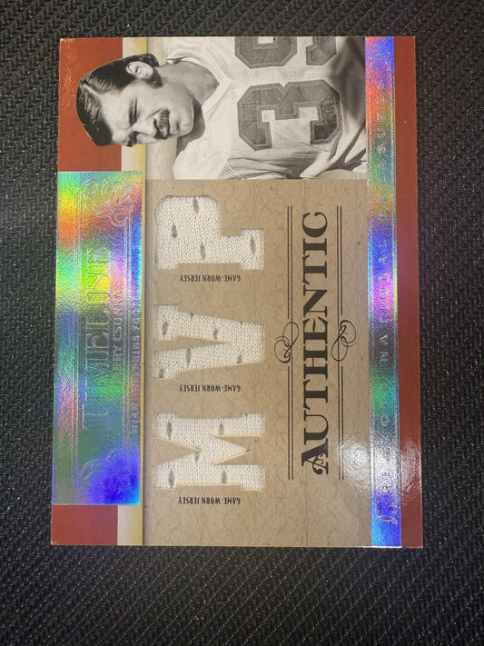 #T-LC Larry Csonka 2007 Playoff National Treasures /25 Dolphins Timeline MVP