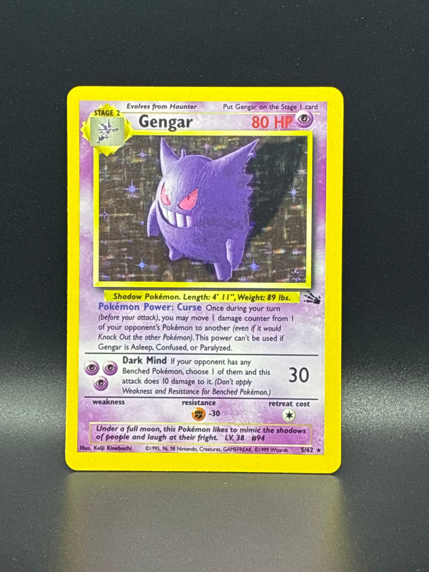 Gengar #5/62 - Fossil (Unlimited)