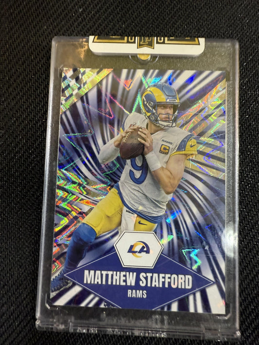#BC15 Matthew Stafford 2022 Panini Blockchain Blue Chips /44