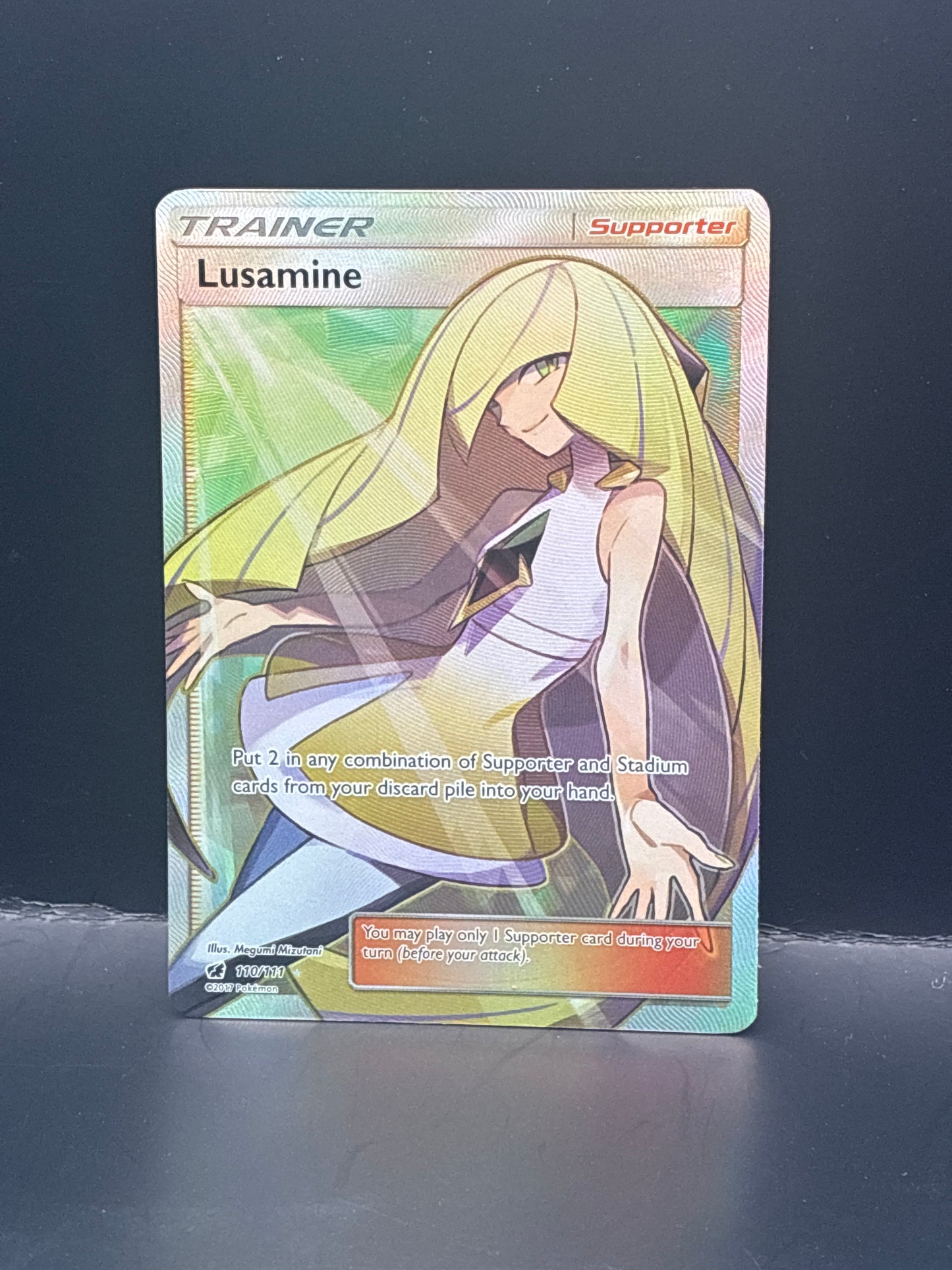 Lusamine (Full Art) #110/111 - Crimson Invasion