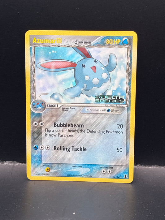 Azumarill (Delta Species Reverse Holo Stamped) #19/113 - EX Delta Species