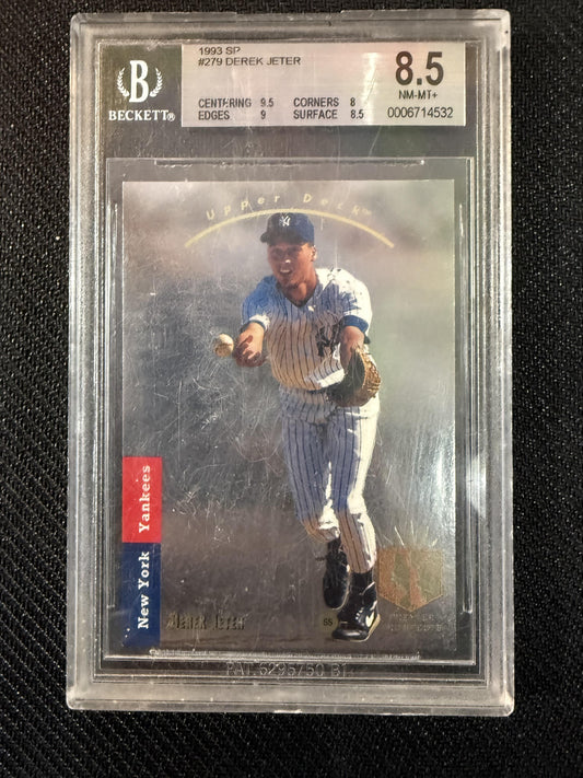 #279 Derek Jeter 1993 SP ICONIC,RC Rookie New York Yankees sports