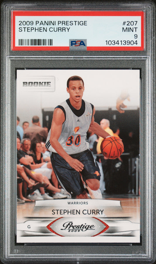 #207 Stephen Curry 2009 Panini Prestige 9 El Paso Diablos MT sports