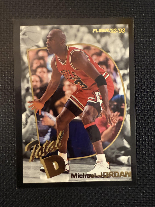 #5 Michael Jordan 1992-93 Fleer Chicago Bulls sports Total D