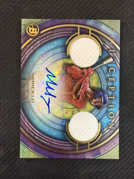 #IADR-MMR Marcelo Mayer 2022 Bowman Inception /50 Inception Auto Relics Gold