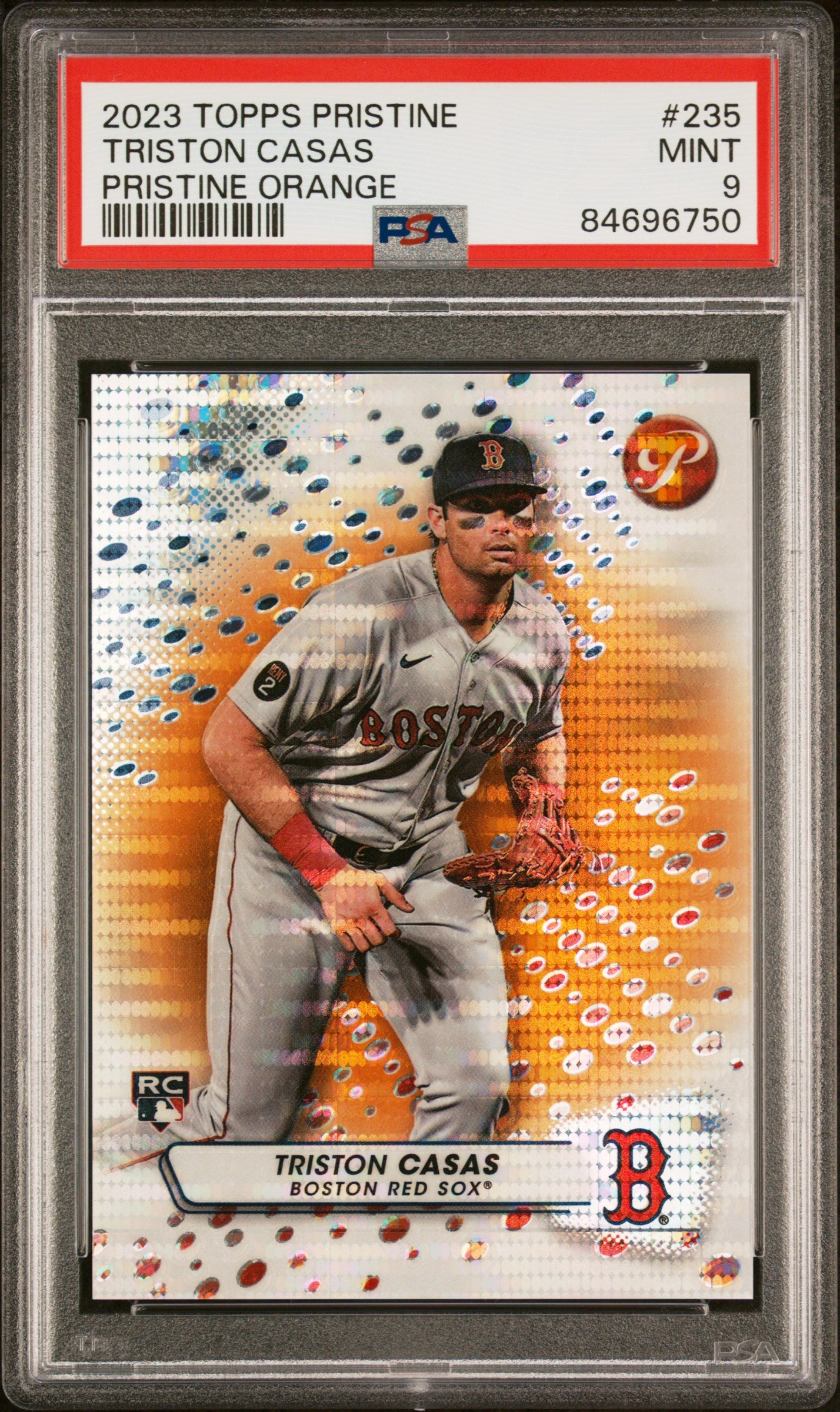 #235 Triston Casas 2023 Topps Pristine 9 MT sports Pristine Orange