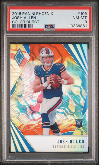 #105 Josh Allen 2018 Panini Phoenix 8 Rytíři Kladno NM-MT sports Color Burst