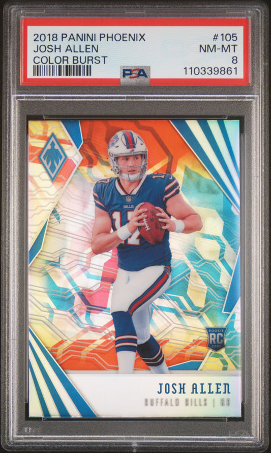#105 Josh Allen 2018 Panini Phoenix 8 Rytíři Kladno NM-MT sports Color Burst