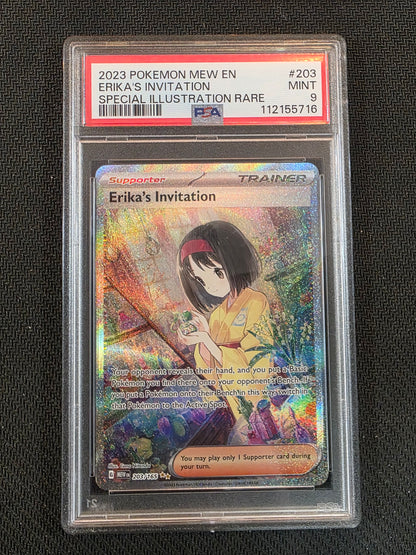 #203/165 Erika's Invitation SV: Scarlet & Violet 151 PSA 9