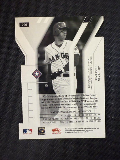 #206 Will Clark 2004 Donruss Elite Extra Edition /100 Turn of the Century