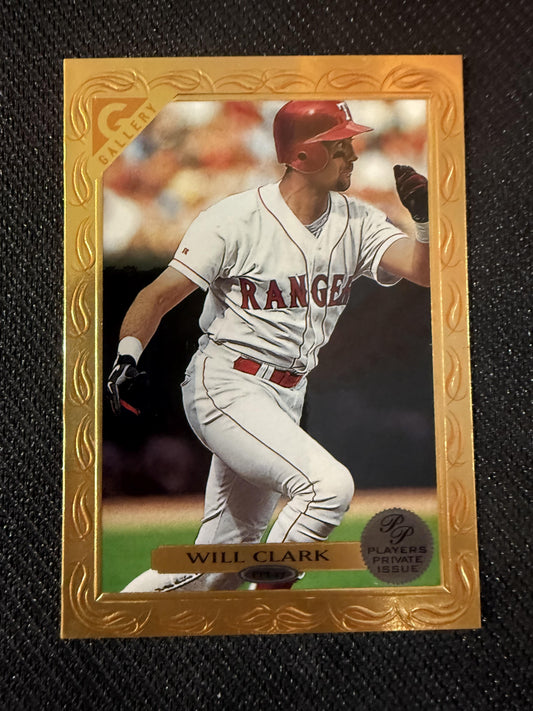 #PPI-17 Will Clark 1997 Topps Gallery Texas Rangers sports Players Private Issue