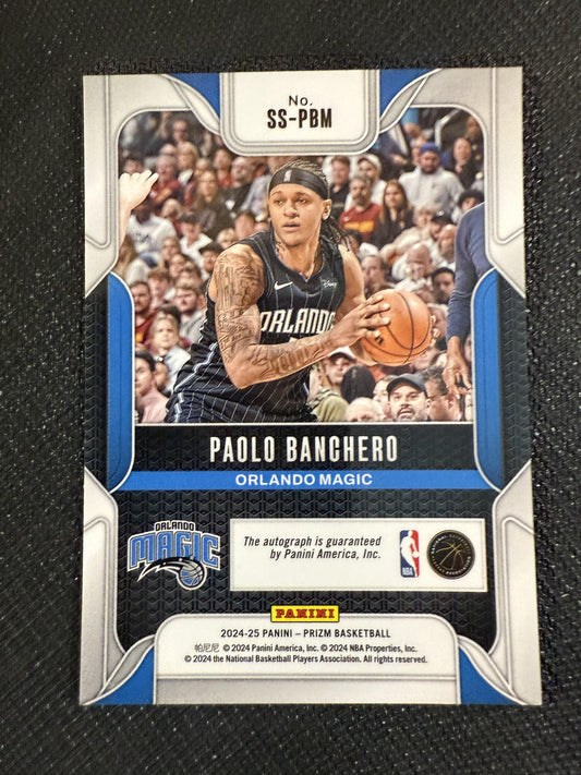 #SS-PBM Paolo Banchero 2024 Panini Prizm Auto Sensational Signatures
