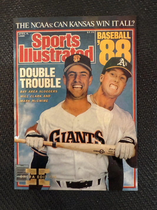 #175 Will Clark / Mark McGwire 1997 Sports Illustrated SN #/500 Extra Edition