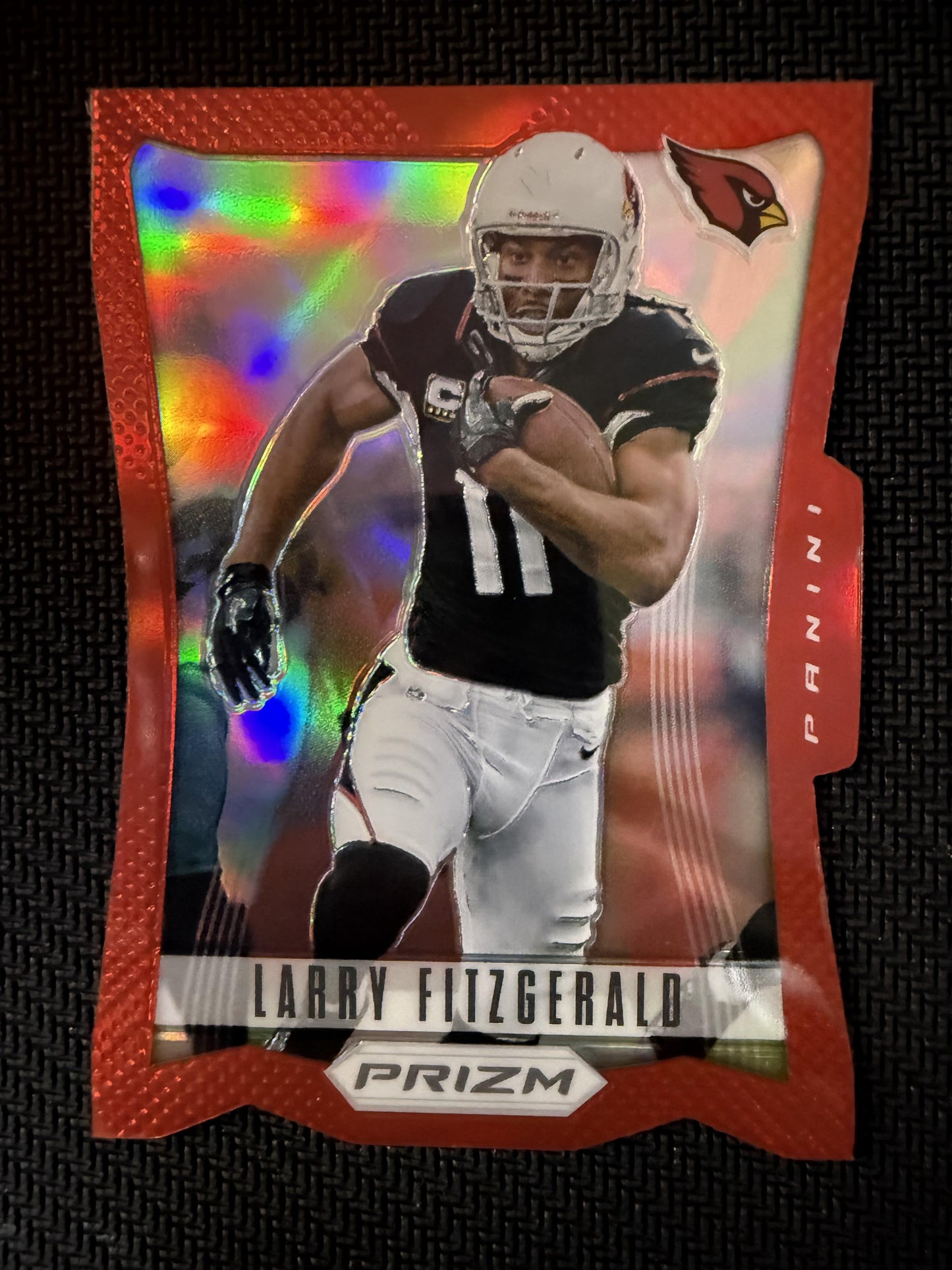 #1 Larry Fitzgerald 2012 Panini Prizm Arizona Cardinals sports Prizms Red