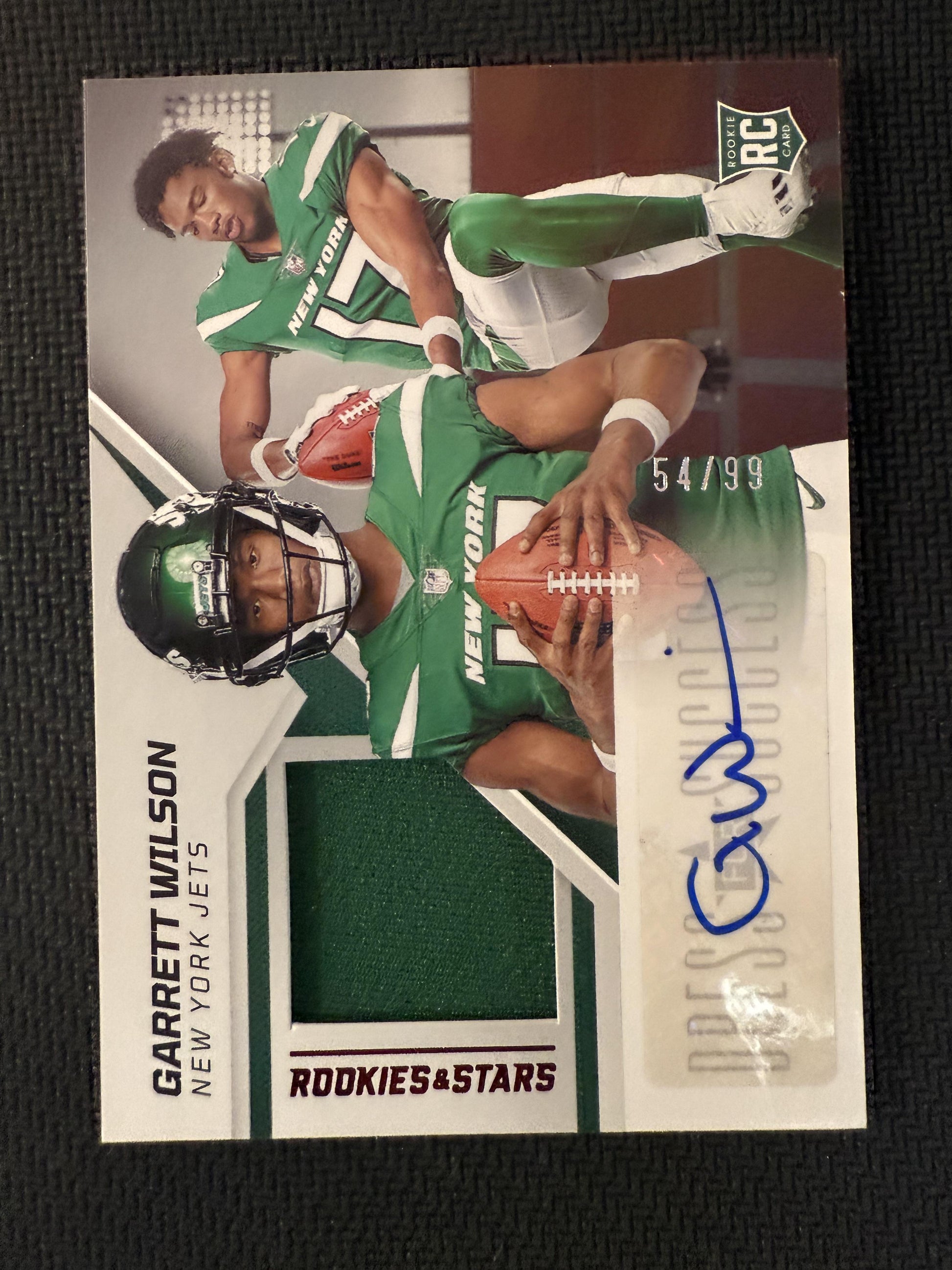 #DS-GW Garrett Wilson 2022 Panini Rookies & Stars Auto /99 Dress for Success