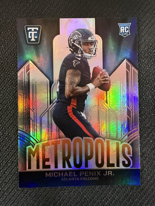 #16 Michael Penix Jr. 2024 Panini Totally Certified Metropolis