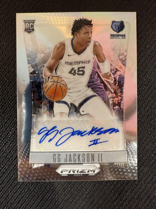 #DS-GGJ GG Jackson II 2023-24 Panini Prizm Deca AU Auto Grizzlies Signatures
