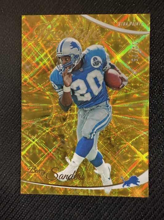 #LL-4 Barry Sanders 2023 Panini Prestige /75 Lions Xtra Points Gold