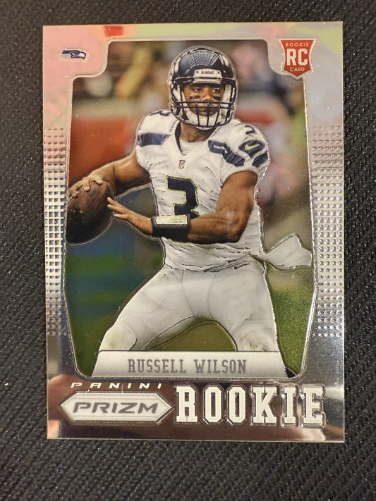 #230b Russell Wilson 2012 Panini Prizm Seattle Seahawks sports