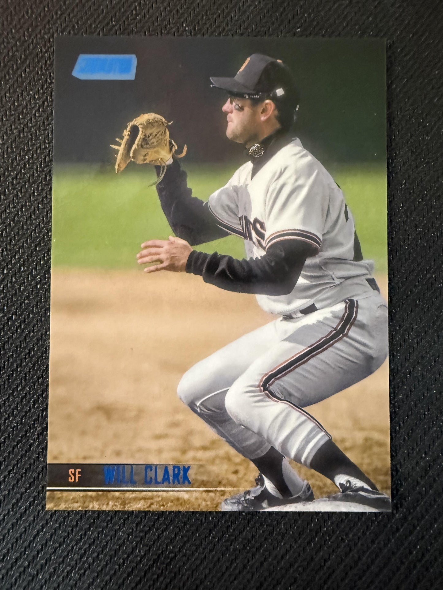 #299 Will Clark 2021 Stadium Club SN #/50 San Francisco Giants sports Blue Foil