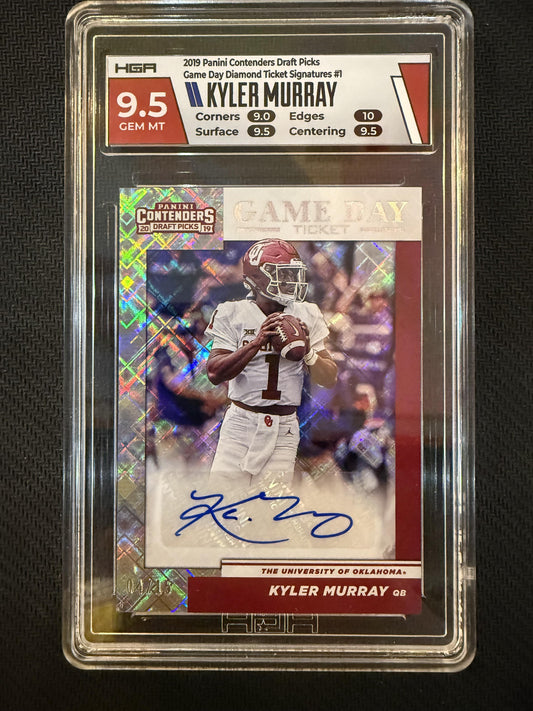 #1 Kyler Murray 2019 Panini Contenders Draft Picks Collegiate Auto /15 Game Day